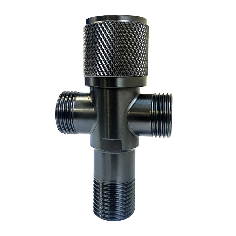 歐沐藍三通槍灰角閥ZQ619